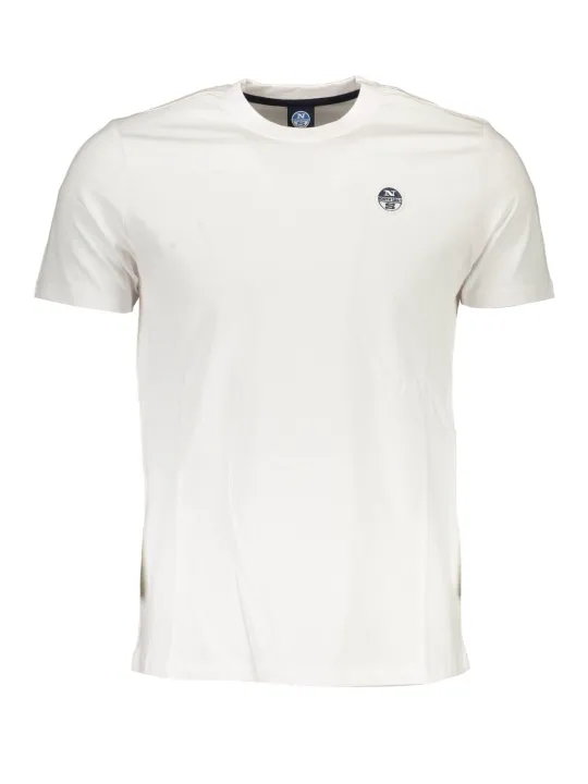 "North Sails T-Shirts im Sale | Kurzarms-T-Shirt Rundhals mit Logoapplikation North Sails online kaufen"|Planet-Deluxe