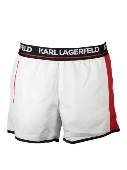 "Stylische Badeboxershorts mit Taschen & Kontrastdetails"
