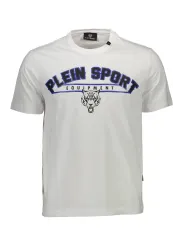 "Plein Sport T-Shirts im Sale | Kontrast T-Shirt mit Logo und Rundhalsausschnitt online kaufen"|Planet-Deluxe