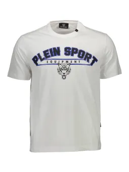 "Kontrast T-Shirt mit Logo & Rundhals – Stilvolle Eleganz"