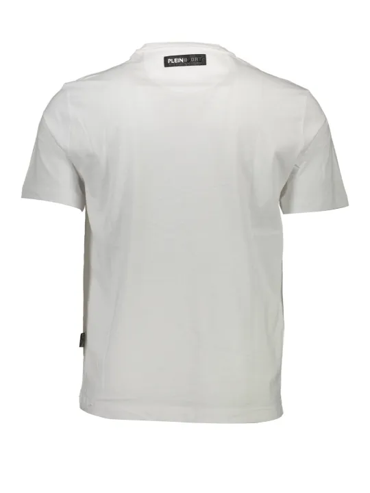 "Plein Sport T-Shirts im Sale | Kontrast T-Shirt mit Logo und Rundhalsausschnitt online kaufen"|Planet-Deluxe