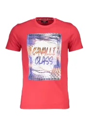 "Cavalli Class T-Shirts im Sale | Cavalli Class QXT61OJD060_AAC6DF2_ROSSO02000 Rot online kaufen"|Planet-Deluxe