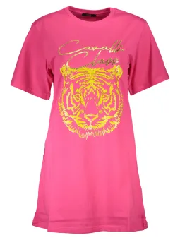 "Cavalli Class Rosa T-Shirt - Stilvoll & Elegant"
