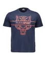 "Plein Sport T-Shirts im Sale | Kontrast Logo TShirt Rundhals Navy Plein Sport online kaufen"|Planet-Deluxe