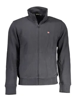 Napapijri Langarm-Sweatshirt: Taschen & Reißverschluss