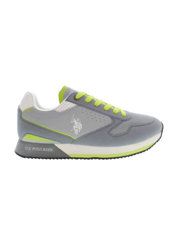 "U.S. POLO   BEST PRICE Sneakers im Sale | KONTRASTSCHUH MIT LOGO US POLO GRAU  online kaufen"|Planet-Deluxe