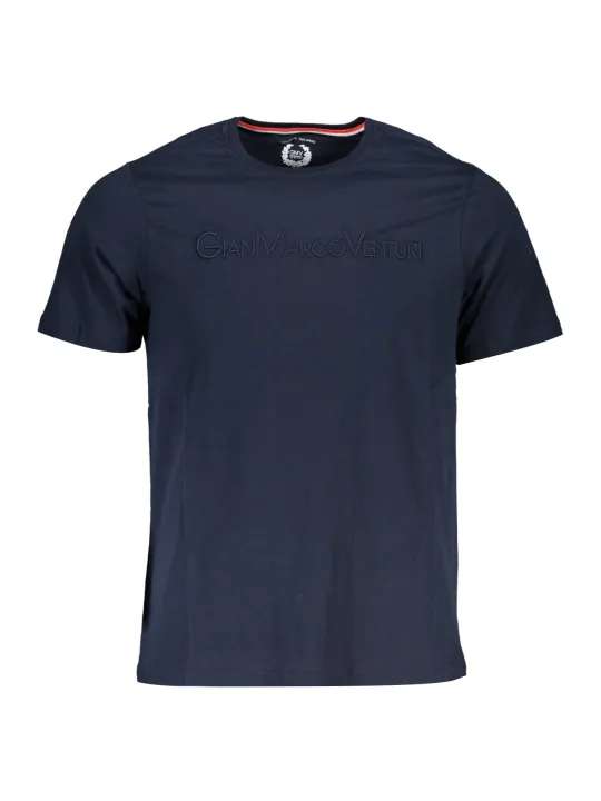 "GIAN MARCO VENTURI T-Shirts im Sale | Kurzarm TShirt Rundhals Logo GIAN MARCO VENTURI Blau online kaufen"|Planet-Deluxe
