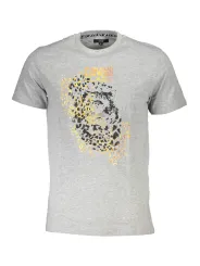 "Cavalli Class T-Shirts im Sale | Cavalli Class QXT61VJD060_A80D435_GRIGIO0496 Grau online kaufen"|Planet-Deluxe