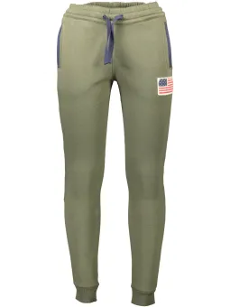 "Grüne Sporthose mit Taschen & elastischem Bund - U.S. Polo"