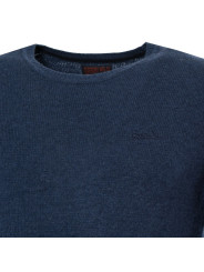 Grauer Superdry Langarm-Crewneck-Pullover