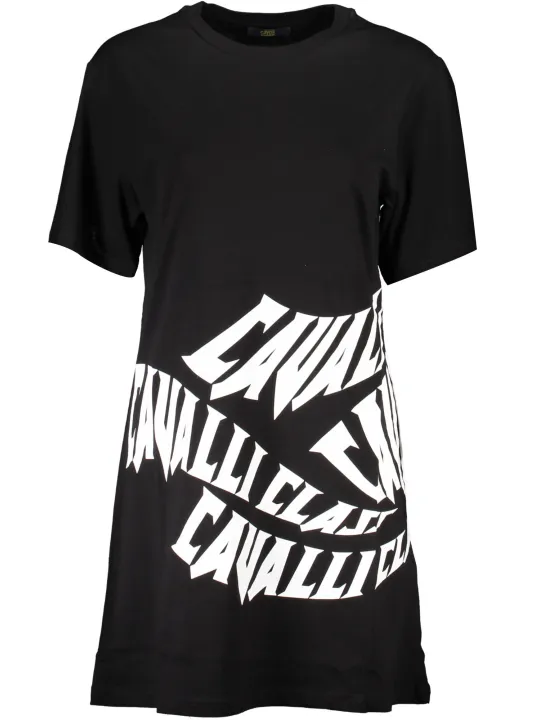 "Cavalli Class Kleider im Sale | Cavalli Class Kleid Schwarz QXT10AJD060 online kaufen"|Planet-Deluxe