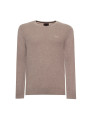 Superdry brauner Strickpullover mit Knopf