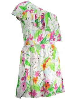 Desigual Kleid 23SWVW83: Stilvoll & einzigartig in Weiß