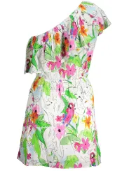 "Desigual Startseite im Sale | DESIGUAL KURZES KLEID DAMEN WEIß online kaufen"|Planet-Deluxe
