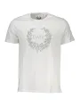 "GIAN MARCO VENTURI T-Shirts im Sale | GIAN MARCO VENTURI WEISSES LOGO TSHIRT MIT RUNDHALS online kaufen"|Planet-Deluxe