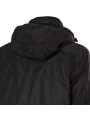 Schwarze Superdry Daunenjacke mit Kapuze