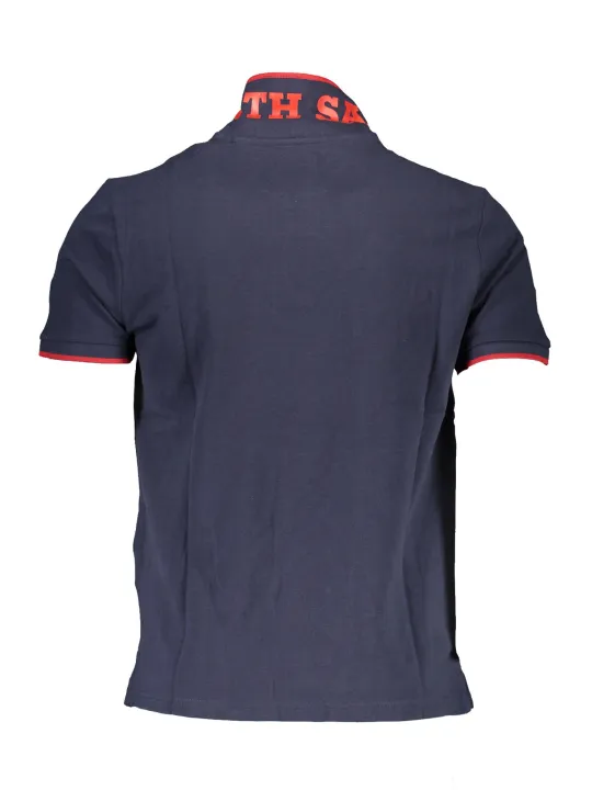 "North Sails Poloshirts im Sale | Kurzarm Poloshirt Kontrastdetails Applikation Logo Blau online kaufen"|Planet-Deluxe