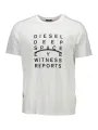 "Diesel T-Shirts im Sale | Diesel S4ELT-JUST_15FA009_BIANCO100 Weiß online kaufen"|Planet-Deluxe