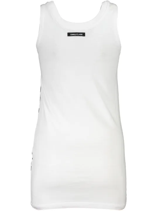 "Cavalli Class Hemden im Sale | Cavalli Class Logo Tanktop mit Print und Rundhalsausschnitt online kaufen"|Planet-Deluxe