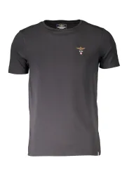 "Stylisches schwarzes Outdoor-T-Shirt von Aeronautica"