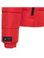 Rote Superdry-Jacke mit Logo