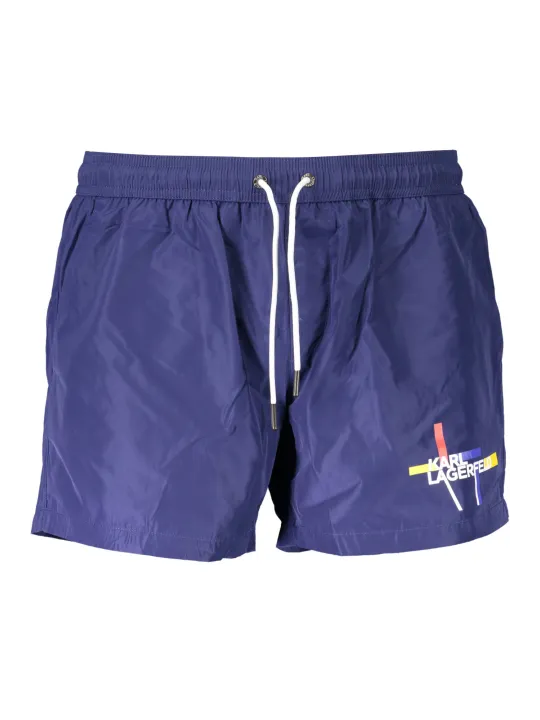 "Karl Lagerfeld Beachwear Badehosen im Sale | Karl Lagerfeld Beachwear KL20MBS01_9C012B2_BLUNAVY online kaufen"|Planet-Deluxe