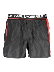 "Karl Lagerfeld Beachwear Badehosen im Sale | Karl Lagerfeld Badeboxershorts mit Taschen und Kontrastdetails online kaufen"|Planet-Deluxe