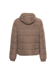 Superdry Sportswear braune Pufferjacke Rückseite