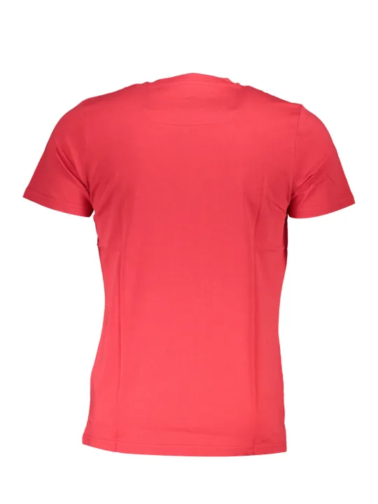 "Cavalli Class T-Shirts im Sale | Cavalli Class QXT61UJD060_E9BD684_ROSSO02000 Rot online kaufen"|Planet-Deluxe