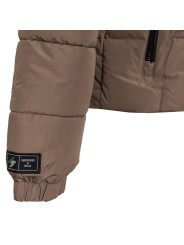 Superdry Jackenärmel gepolstert braun Karo