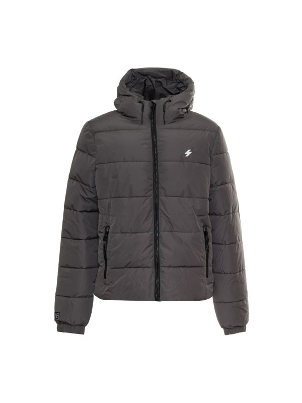 Graue Superdry Herren Pufferjacke Graue Superdry Herren Pufferjacke
