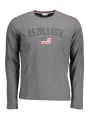 "U.S. POLO T-Shirts im Sale | US Polo Graues Rundhals TShirt mit Logo Druck Herren online kaufen"|Planet-Deluxe