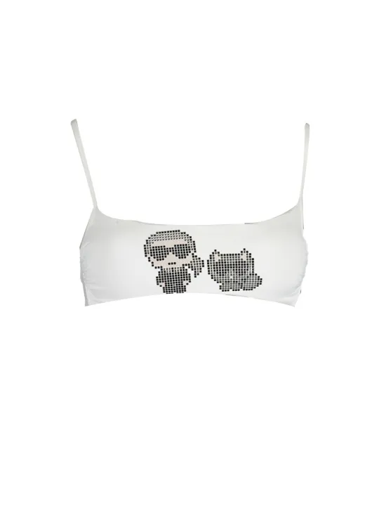 "Karl Lagerfeld Beachwear Badeanzüge & Bikinis im Sale | Karl Lagerfeld Beachwear KL22WTP04_F497937_BIANCOWHIT online kaufen"|Planet-Deluxe