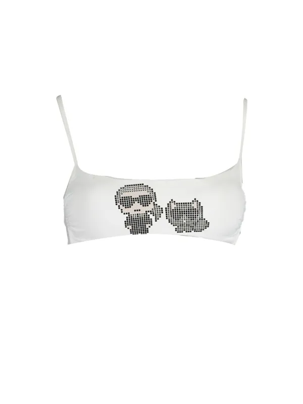 "Karl Lagerfeld Beachwear Badeanzüge & Bikinis im Sale | Karl Lagerfeld Beachwear KL22WTP04_F497937_BIANCOWHIT online kaufen"|Planet-Deluxe