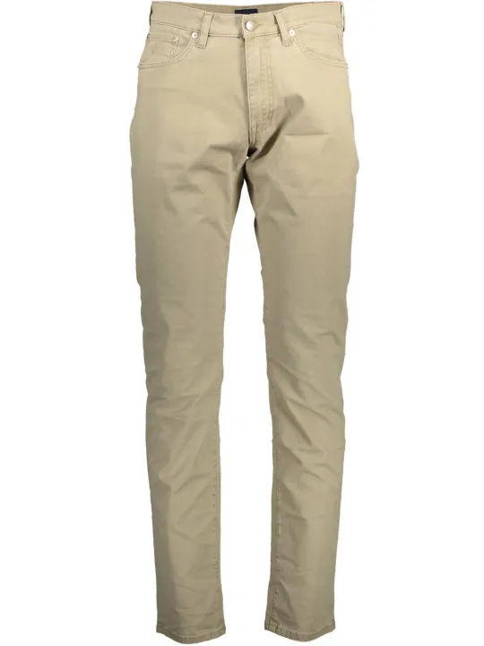 GANT Beige Bio-Baumwollhose mit Taschen - Hosen Kollektion