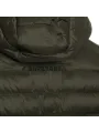 Grüne Superdry gesteppte Herrenjacke