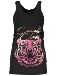 "Cavalli Class Hemden im Sale | Cavalli Klassik Logo Tanktop mit Print und Rundhals online kaufen"|Planet-Deluxe