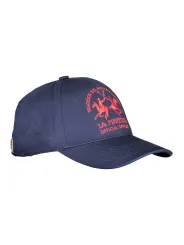 "LA MARTINA Caps & Mützen im Sale | La Martina Kontrast Cap mit Logo Stickerei Blau online kaufen"|Planet-Deluxe
