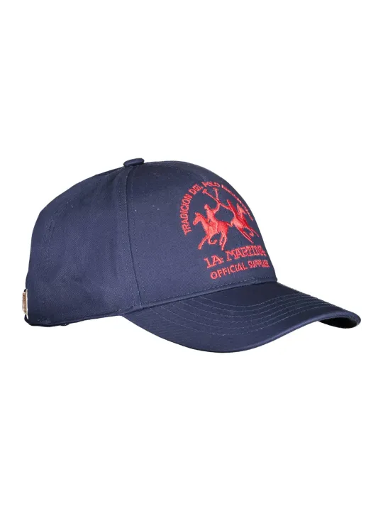 "LA MARTINA Caps & Mützen im Sale | La Martina Kontrast Cap mit Logo Stickerei Blau online kaufen"|Planet-Deluxe