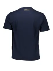"Plein Sport T-Shirts im Sale | Kontrast T-Shirt mit Rundhals und Logo Navy online kaufen"|Planet-Deluxe