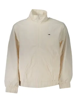 Recycelte Tommy Hilfiger Nylonjacke mit Logo & Taschen