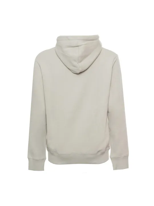 Beiger Superdry Kapuzenpullover mit weißen Bändern