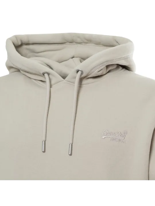 Beiger Superdry Kapuzenpullover Detailansicht