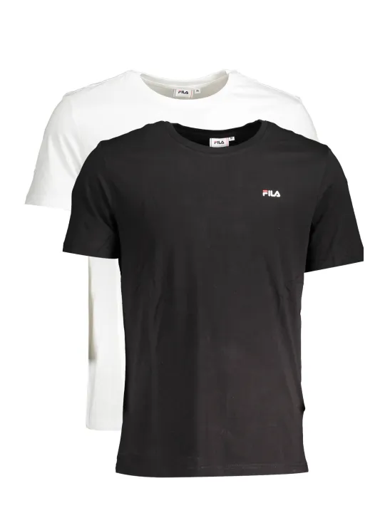 "Fila T-Shirts im Sale | BiPack Bari Tee SchwarzWeiss Rundhals BioBaumwolle Fila online kaufen"|Planet-Deluxe