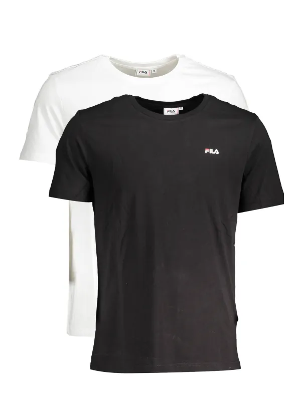 "Fila T-Shirts im Sale | BiPack Bari Tee SchwarzWeiss Rundhals BioBaumwolle Fila online kaufen"|Planet-Deluxe