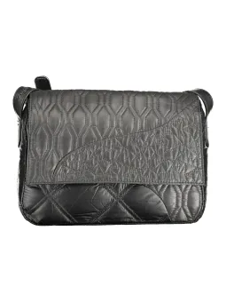 Verstellbare Schultertasche mit Kontrastdetails & Logo