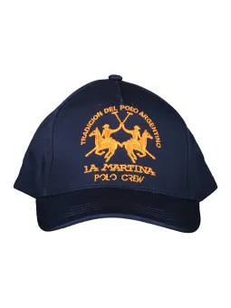 La Martina Kontrast Cap: Stickerei-Logo, Stilvoll & Elegant