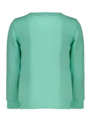 "GUESS JEANS Startseite im Sale | GUESS JEANS SWEATSHIRT OHNE REISSVERSCHLUSS KIND GRÜN online kaufen"|Planet-Deluxe