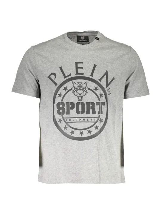 "Plein Sport T-Shirts im Sale | Kontrast TShirt mit Rundhals und Logo von Plein Sport online kaufen"|Planet-Deluxe