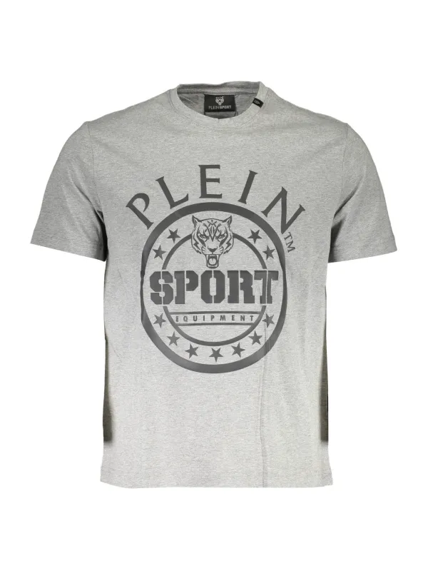 "Plein Sport T-Shirts im Sale | Kontrast TShirt mit Rundhals und Logo von Plein Sport online kaufen"|Planet-Deluxe